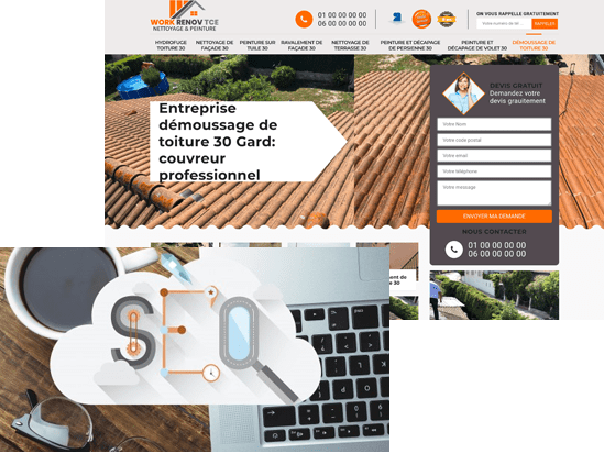 Pack couvreur seo
